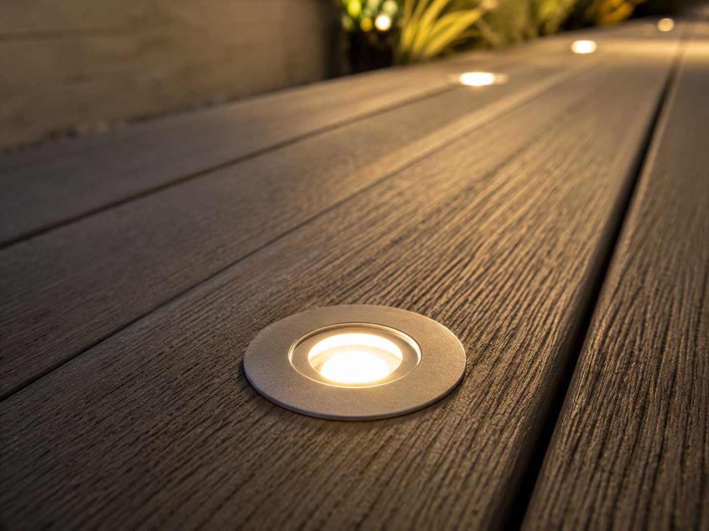spots encastres terrasse bois